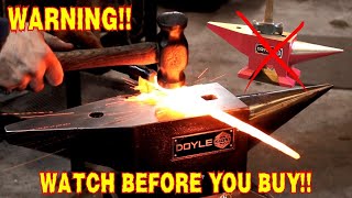 Harbor Freight Doyle Anvil Review Part 2 Anvil stand build forging and honest review Sorry guys [upl. by Sum]