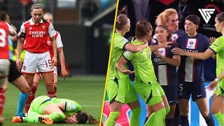 Furious Moments amp Dirty Plays In Womens Football [upl. by Adikam423]