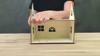 DIY Houten Poppenhuis [upl. by Olin697]