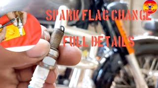 Royal Enfield Spark Plug Change Full Details AK Rider 70 Malayalam [upl. by Ennavoj]