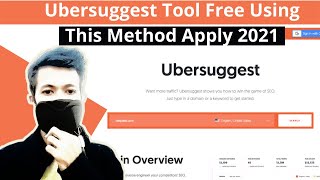 how to use ubersuggest for free 2021  Get Your Free Ubersuggest Subscription For Lifetime [upl. by Estele]