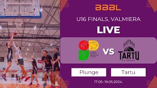 Plunges SRC 2008 vs Tartu University BS 2008  BBBL Boys U16 Final Stage  Semifinals [upl. by Kcirred]