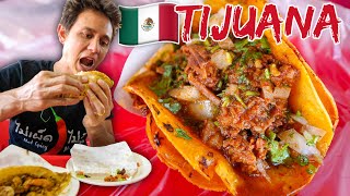 Mexican Street Food in Tijuana 🇲🇽 INSANE TACOS TOUR IN MEXICO 🌮Part 2 [upl. by Ahsurej]