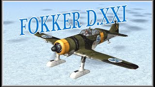 Fokker DXXI Brief Combat History [upl. by Hael]