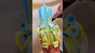 Artist Creates Amazing Multi Colored Candle Sculpture  13209882 [upl. by Yaya]