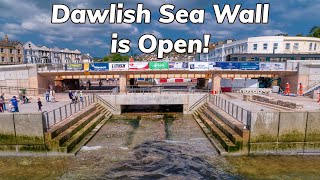 Dawlish Sea Wall is Open to the Public  Sea Wall Walk Around [upl. by Acissj]