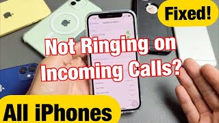 All iPhones Not Ringing on Incoming Calls Easy Fix [upl. by Naashar]