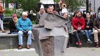 Dianne Wiest performing Samuel Beckett in Madison Square Park [upl. by Hassett]