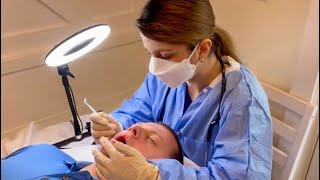 ASMR Dentist Teeth Tapping and Teeth Cleaning on a Real Person Dentist Cleans Your Teeth Roleplay [upl. by Anahsal]