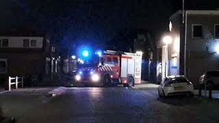 OPKOMSTUITRUK Brandweer Dinteloord rukt uit naar Steenbergen voor een gaslek [upl. by Pals]