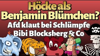 Höcke als Benjamin Blümchen  Afd klaut bei Schlümpfe Bibi Blocksberg amp Co  Meinungspirat [upl. by Lacram]