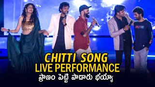 Chitti Song Live Performance by Jathi Ratnalu Movie Team along With Singer Ram  Naveen Polishetty [upl. by Ahsika102]