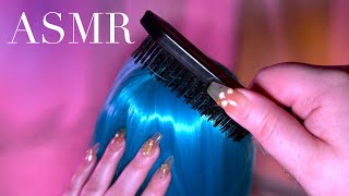 ASMR Crinkle Brushing Hair [upl. by Tezile56]