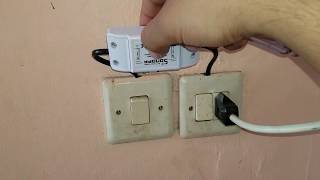 Cara Memasang Sonoff Smart Switch Basic Ke Lampu  22 June 2019 [upl. by Nelluc322]