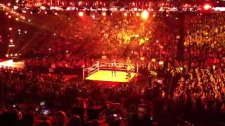 WWE Raw  Kane Old Music Botch w Pyro  London O2 Arena [upl. by Ahsoyem803]