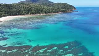 Whitsunday Island Turtle bay and Chalkies Haslewood Island 4K [upl. by Carlisle40]