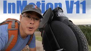 InMotion V11 Review Worlds First Electric Wheel with [upl. by Eltsyrc]