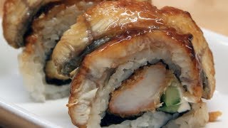 How to Make Sushi  Unagi Eater Rolls [upl. by Tilly]