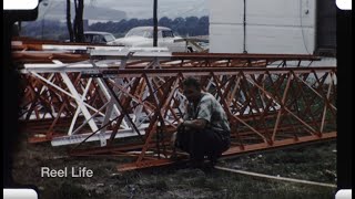 1952 WNOW now WQXAFM building and transmitter tower construction York Pennsylvania [upl. by Anaylil412]