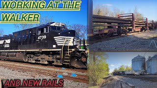 Working at the walker and new rails [upl. by Dryfoos]