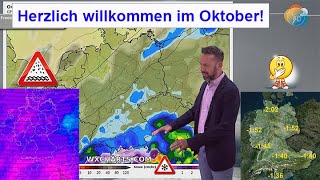 Herzlich willkommen im Oktober mit fast 2 Stunden TageslichtVerlust Wettervorhersage 01081024 [upl. by Enineg]