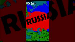 Russia in a Nutshell in a Nutshell 117 shorts map funny [upl. by Ellasal]