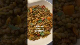 Curry vegano alto en hierro y proteína shorts recetas [upl. by Aihseyk359]