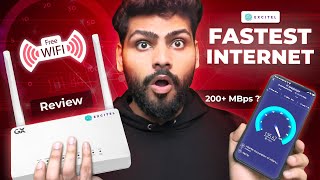 Excitel Fiber Broadband Long Term Review  Speed Test 😱  Excitel Fiber Plans 2024  Best for you 💯 [upl. by Salomon]