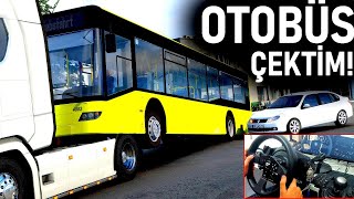 ÇEKİCİ İLE KAZALI OTOBÜSÜ ÇEKTİM  BELEDİYE OTOBÜSÜ ÇEKİCİ SCANİA ESKORT ARAÇ  ETS 2 Mod T300RS [upl. by Corinne342]