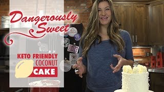 Vanilla GlutenFree Keto Birthday Cake Recipe  Sugar Free [upl. by Gabrielson195]