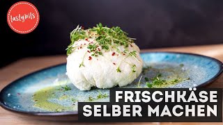 Frischkäse selber machen  so wird es gemacht [upl. by Ycat252]