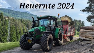 Heuernte 2024  DeutzampLamborghini  Landtechnik Südtirol [upl. by Ullman]