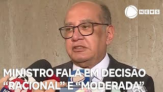 Gilmar Mendes diz que votação por descriminalização foi quotracionalquot e quotmuito moderadaquot [upl. by Ater]