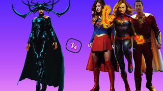 hela vs 3 random hela justiceleague avengers dc marvel shortvideo 1vs1 [upl. by Virge87]