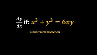 Implicit Differentiation Solving x2  y3  6xy [upl. by Madson794]