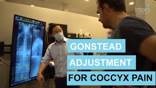 Coccyx Tailbone Pain Relief with Adjustment from GONSTEAD CHIROPRACTOR [upl. by Gonnella]