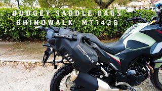 RHINOWALK SADDLEBAGS 28L  BEST BUDGET BAG [upl. by Trillby801]