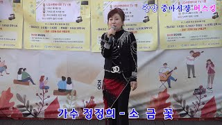 가수 정정희  소금꽃진성💖중마시장 버스킹 [upl. by Aicac]