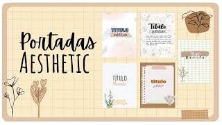 Como hacer portadas bonitas en Word  portadas aesthetic [upl. by Nannie106]