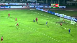 MRTV  Myanmar Vs Cambodia 1st half of the match in Yangon on December 7 [upl. by Sucramat]