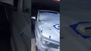 4Runner Mod Plasti Dip Hood Scoop shorts [upl. by Llenra183]