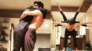 Sushmita Sen With Boyfriend Rohman Shawl R0MANTIC WORKOUT [upl. by Nauhs]