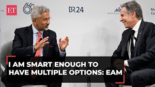 Jaishankar clears Indias stand on Russian oil amp BRICS I am smart enough to have multiple options [upl. by Aehtla]