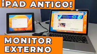 iPAD ANTIGO como segunda tela MONITOR EXTERNO [upl. by Pliner]