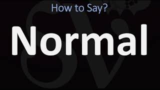 How to Pronounce Normal CORRECTLY [upl. by Halladba]