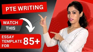 PTE Writing Essay Template for 85  PTE NEW Essay template 2024  PTE Made Easy [upl. by Erdman]