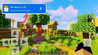 REALISTIC 🥰 BSL Shader For Minecraft Pe 120  How to get Bsl Shader in Mcpe 120 [upl. by Andra]