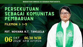 061024 0630 WIB  IBADAH HARI MINGGU XX SESUDAH PENTAKOSTA GPIB JEMAAT quotJATIPONquot BEKASI [upl. by Wiles]