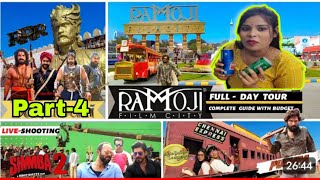 Ramoji Flim City Hyderabad full Video । DDLG amp Chennai Express Shooting Set 😱। Part 4 [upl. by Anam]