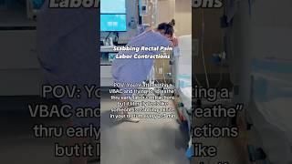 Stabbing Rectal Pain Labor Contractions pregnancy doctor labor mom fyp viral pain baby [upl. by Ardath929]